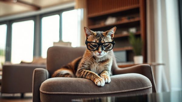 Top 5 raisons essentielles d'équiper votre chat de lunettes